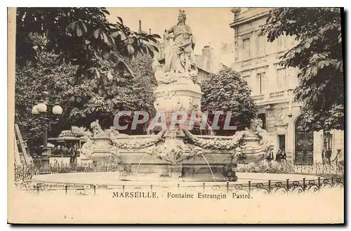 Ansichtskarte AK Marseille Fontaine Estrangin Pastre