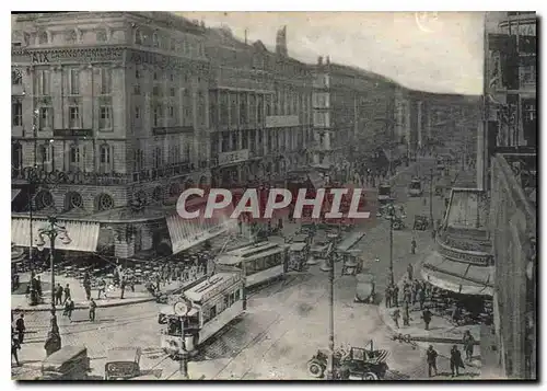 Cartes postales Marseille Le Canebiere