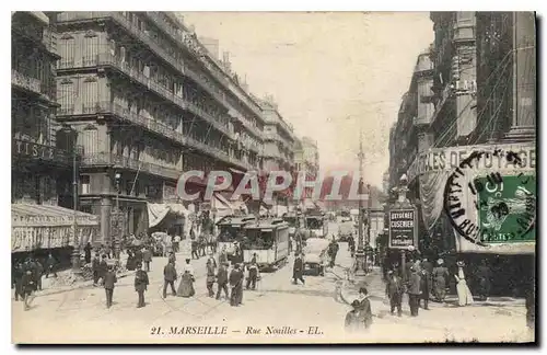 Cartes postales Marseille Rue Noailles