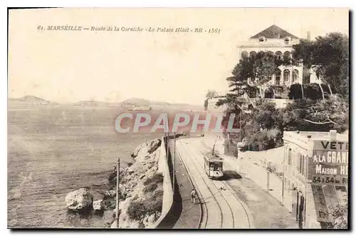 Ansichtskarte AK Marseille Route de la Corniche Le Palace Hotel