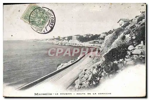 Ansichtskarte AK Marseille Le Roubion Route de la Corniche