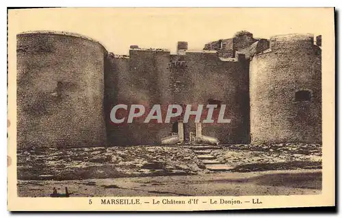 Ansichtskarte AK Marseille Le Chateau d'If Le Donjon