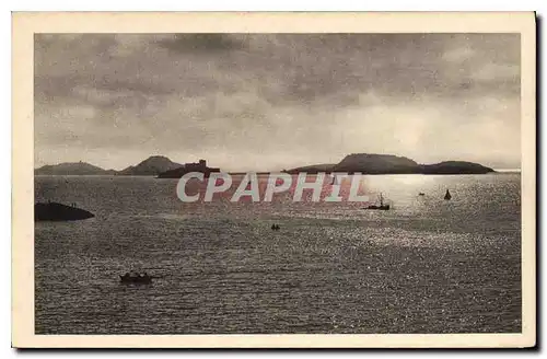 Cartes postales Marseille Coucher de soleil sur les Iles