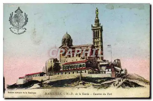 Cartes postales Marseille ND de la Garde Caserne du Font