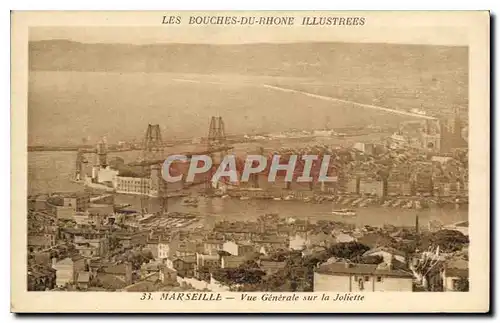 Cartes postales Marseille Vue Generale sur la Joliette