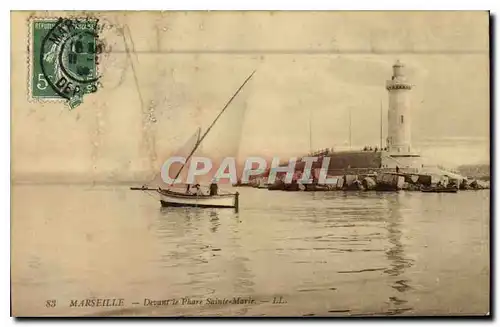 Cartes postales Marseille Devant le Phare Sainte Marie