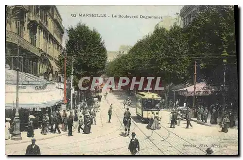 Ansichtskarte AK Marseille Le Boulevard Dugommier