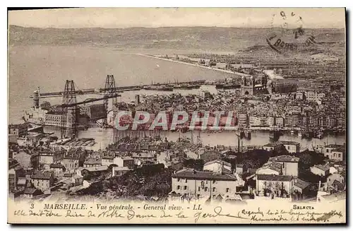 Cartes postales Marseille Vue generale