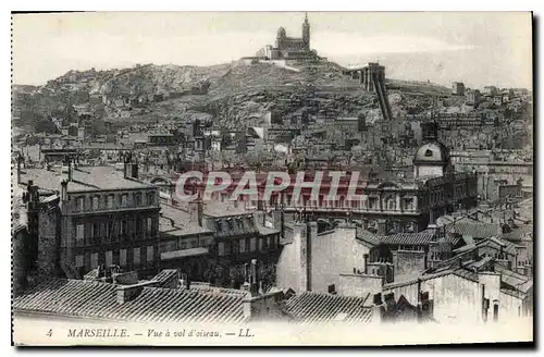 Ansichtskarte AK Marseille Vue a vol d'oiseau