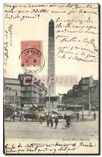 Cartes postales Marseille La Place Castellane