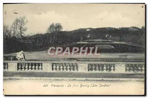 Ansichtskarte AK Marseille Le Parc Borely Les Jardins