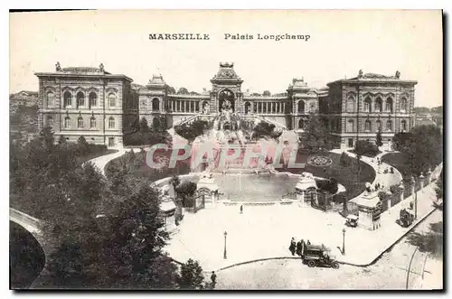 Cartes postales Marseille Palais Longchamp