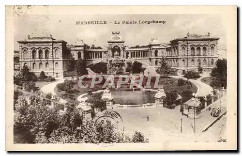 Cartes postales Marseille Le Palais Longchamp