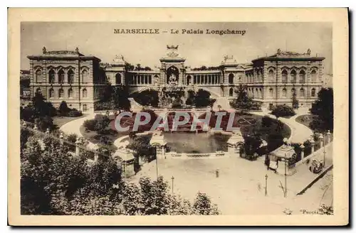 Cartes postales Marseille Le Palais Longchamp