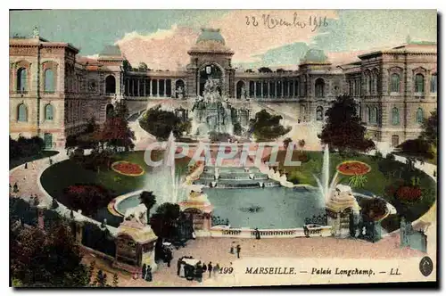 Cartes postales Marseille Palais Longchamp