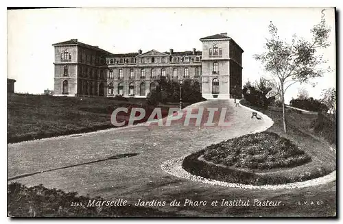 Ansichtskarte AK Marseille Jardins du Pharo et Institut Pasteur