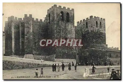 Ansichtskarte AK Marseille Abbaye de St Victor