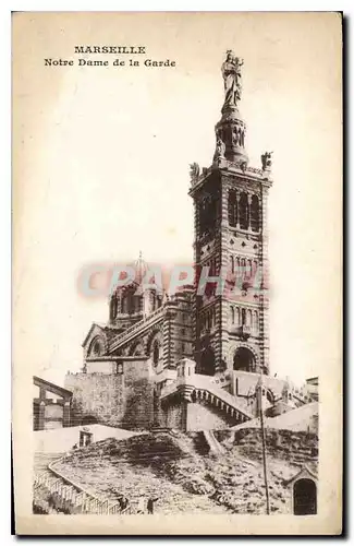 Cartes postales Marseille Notre Dame de la Garde