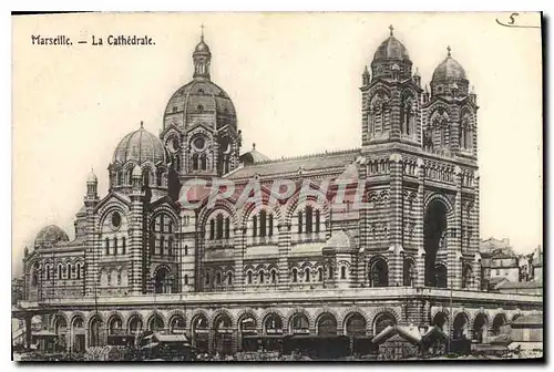 Cartes postales Marseille La Cathedrale