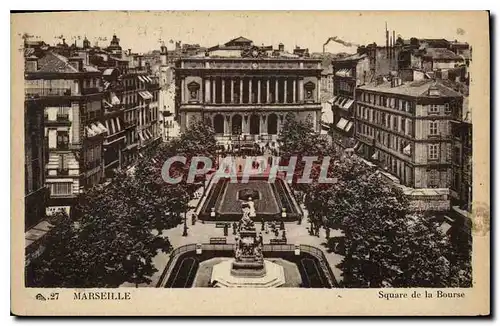 Cartes postales Marseille Square de la Bourse