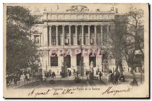 Ansichtskarte AK Marseille Le Palais de la Bourse