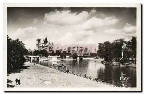 Cartes postales Paris La Cite et Notre Dame