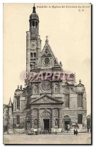 Cartes postales Paris L'Eglise St Etienne du Mont