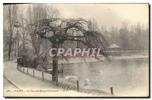 Ansichtskarte AK Paris Le Lac des Buttes Chaumont