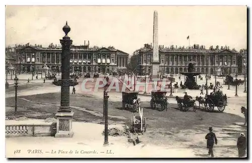 Cartes postales Paris La Place de la Concorde