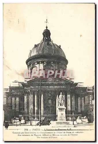 Cartes postales Paris L'Institut de France