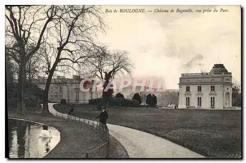 Ansichtskarte AK Bois de Boulogne Chateau de Bagatelle vue prise du Parc