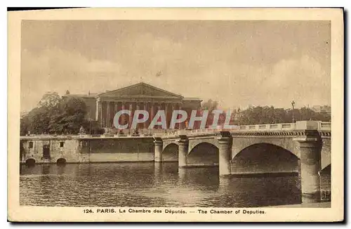 Cartes postales Paris La Chambre des Deputes