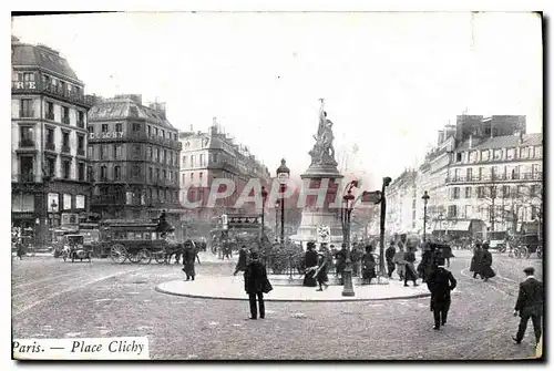 Cartes postales Paris Place Clichy