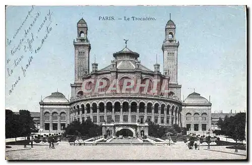 Cartes postales Paris Le Trocadero