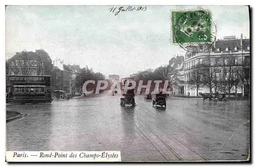 Ansichtskarte AK Paris Rond Point des Champs Elysees