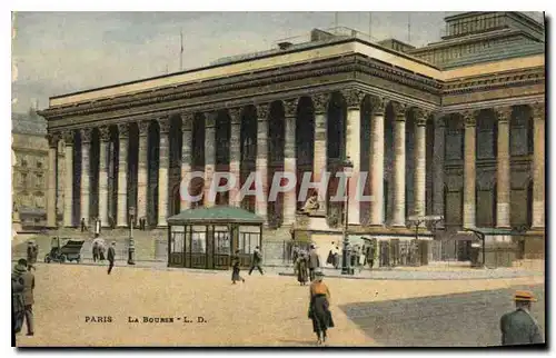 Cartes postales Paris La Bourse