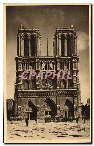 Cartes postales Paris Notre Dame Facade