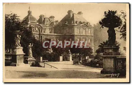 Cartes postales Paris Le Palais et Jardin du Luxembourg