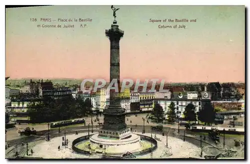 Cartes postales Paris Place de la Basilique et Colonne de Juillet