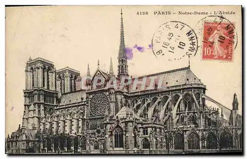 Cartes postales Paris Notre Dame L'Abside