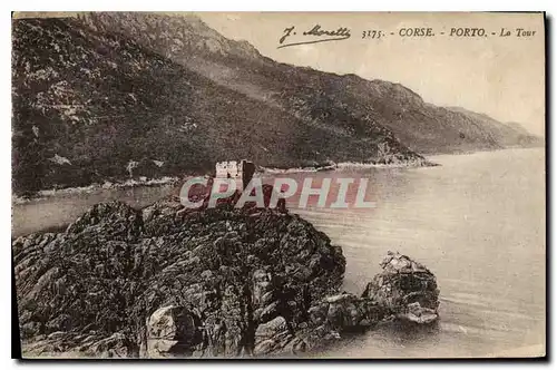 Cartes postales Corse Porto La Tour