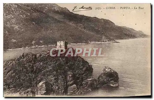 Cartes postales Corse Porto La Tour