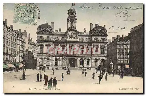 Cartes postales Lyon Hotel de Ville