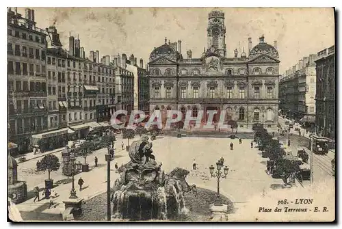 Cartes postales Lyon Place des Terreaux