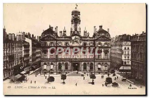 Cartes postales Lyon Hotel de Ville