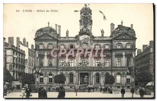 Cartes postales Lyon Hotel de Ville