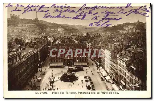 Cartes postales Lyon Place des Terreaux