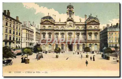 Cartes postales Lyon Hotel de Ville