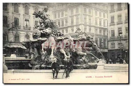 Cartes postales Lyon Fontaine Bartholdi