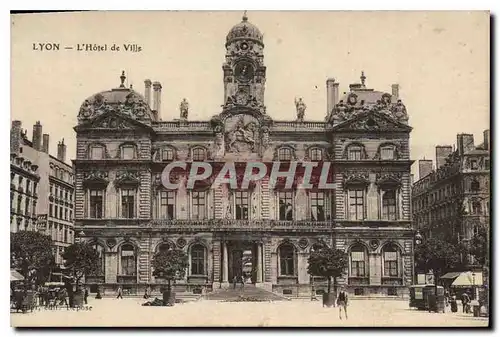 Cartes postales Lyon L'Hotel de Ville